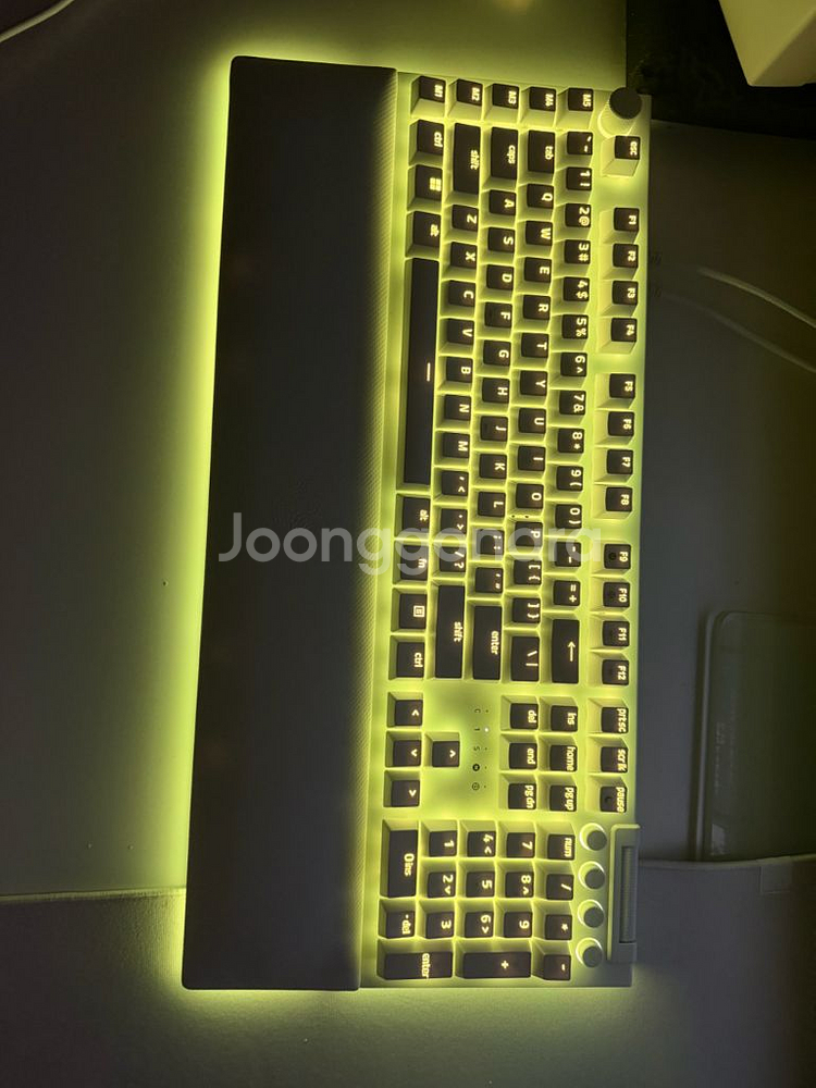 레이저 블랙위도우 v4 pro 화이트에디션--0