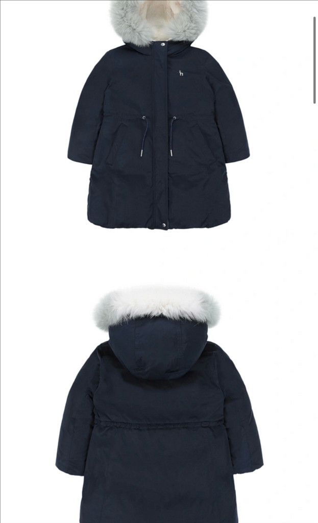 헤지스키즈 여아 구스 패딩점퍼 145--2