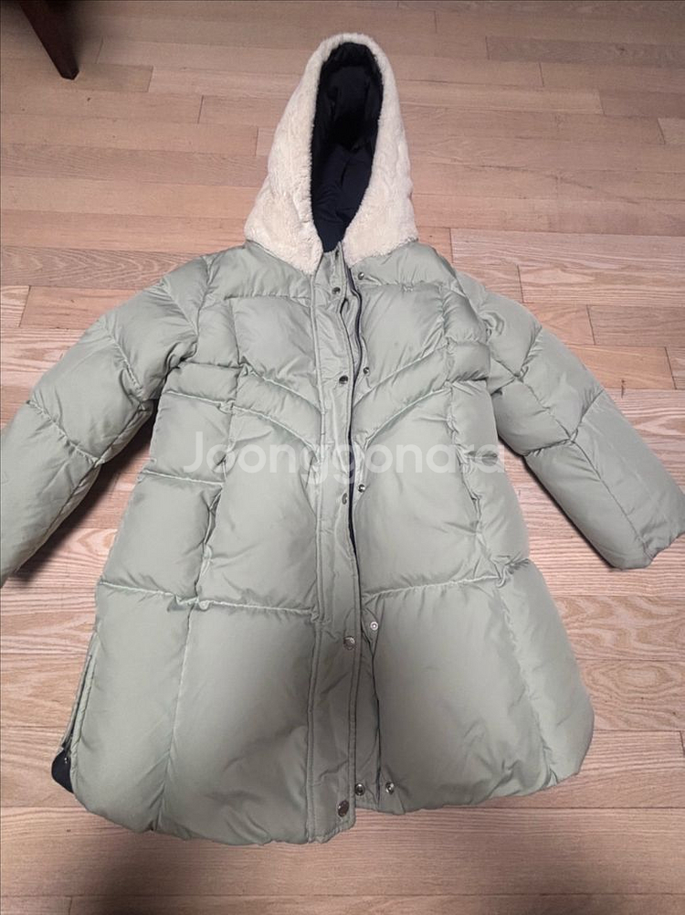 헤지스키즈 여아 구스 패딩점퍼 145--0