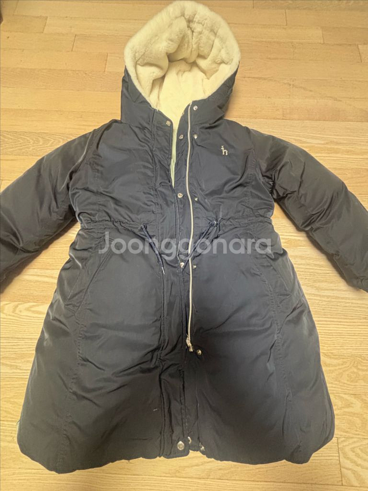 헤지스키즈 여아 구스 패딩점퍼 145--8