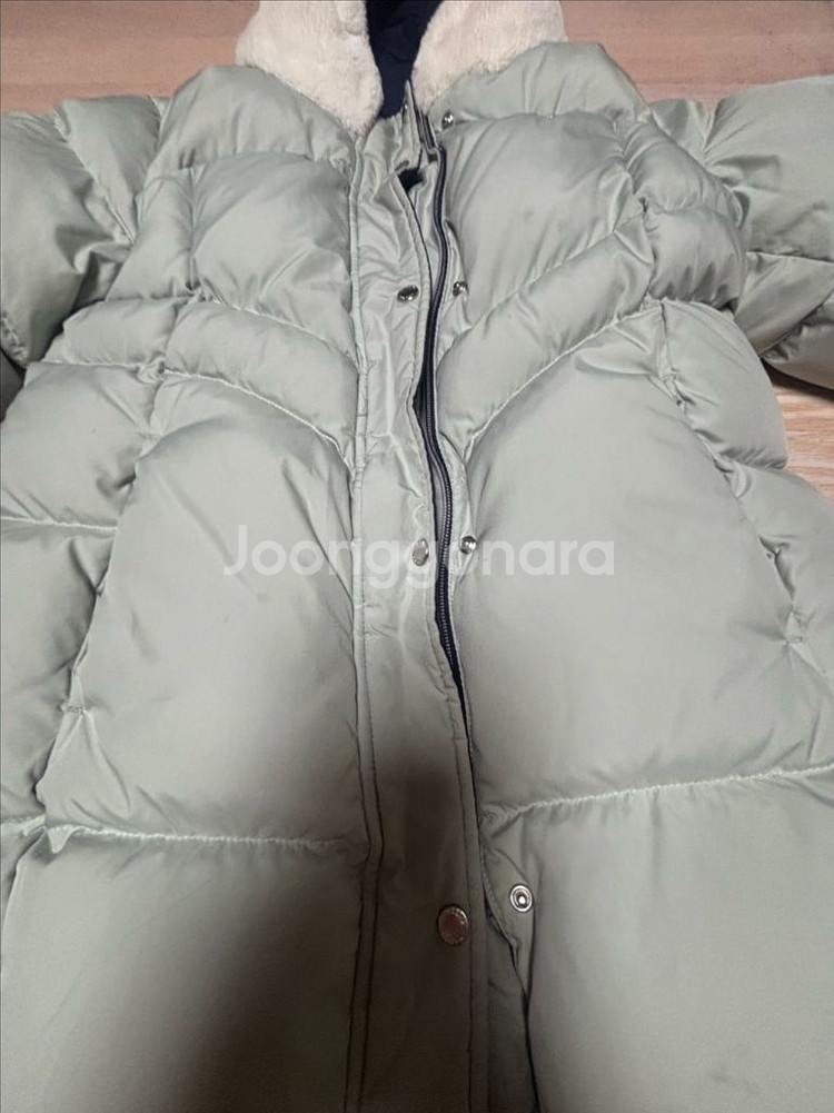 헤지스키즈 여아 구스 패딩점퍼 145--5