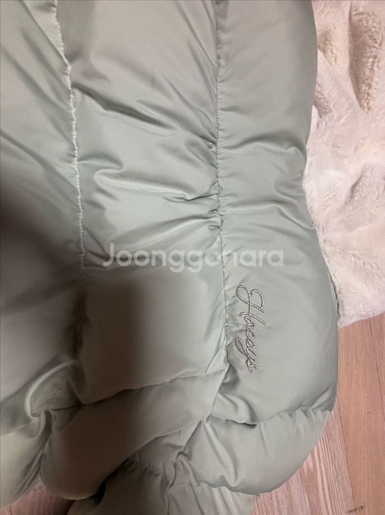 헤지스키즈 여아 구스 패딩점퍼 145--7