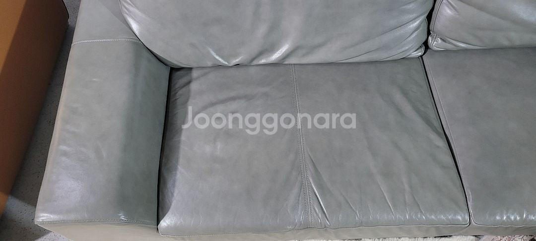 까사미아 콜트 천연가죽 4인 카우치 소파--7