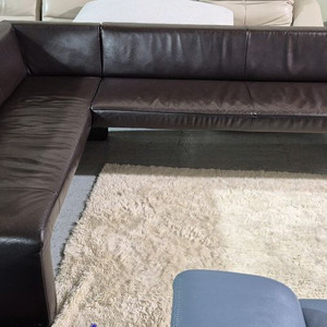 도무스 코이노 브롱스 전체 천연가죽 다이닝 소파쇼파