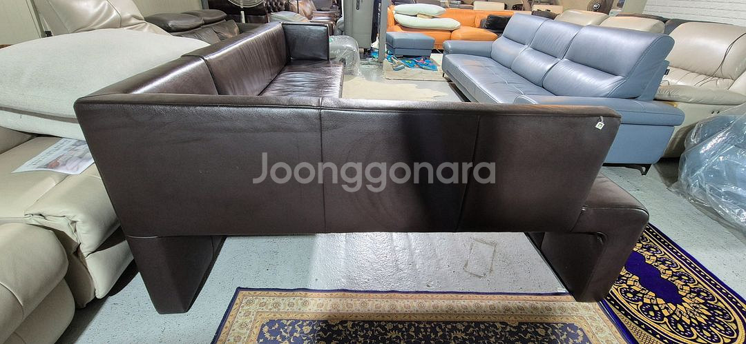도무스 코이노 브롱스 전체 천연가죽 다이닝 소파쇼파--6