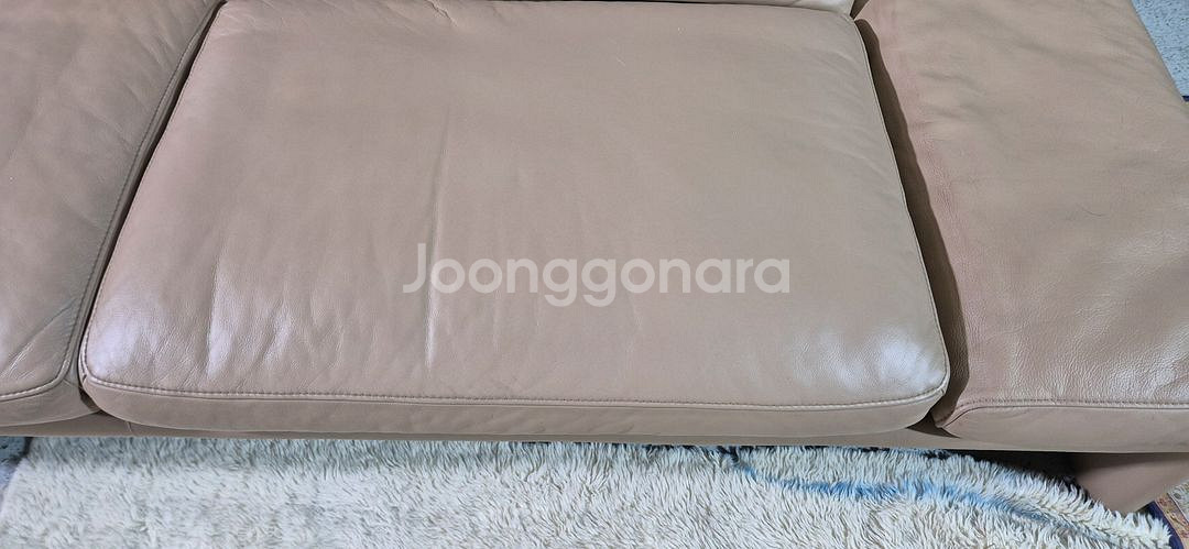 도무스 독일 코이노 라울 최고급 전체천연가죽 3인소파--7