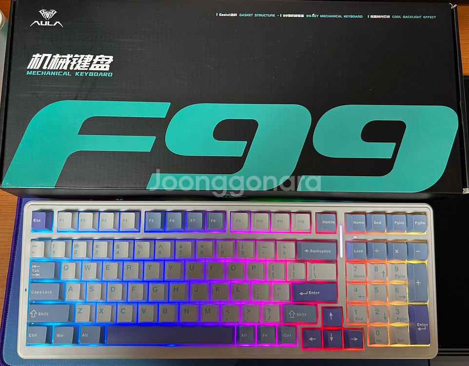 ALULA F99 독거미 기계식 키보드--0