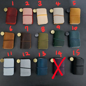 다꾸 초미니 가죽 다이어리 14종