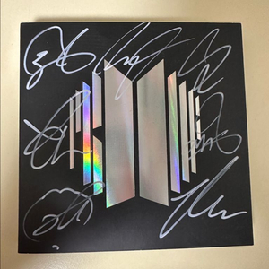 비매) BTS proof 싸인앨범 전면 풀멤버 후면 슈가