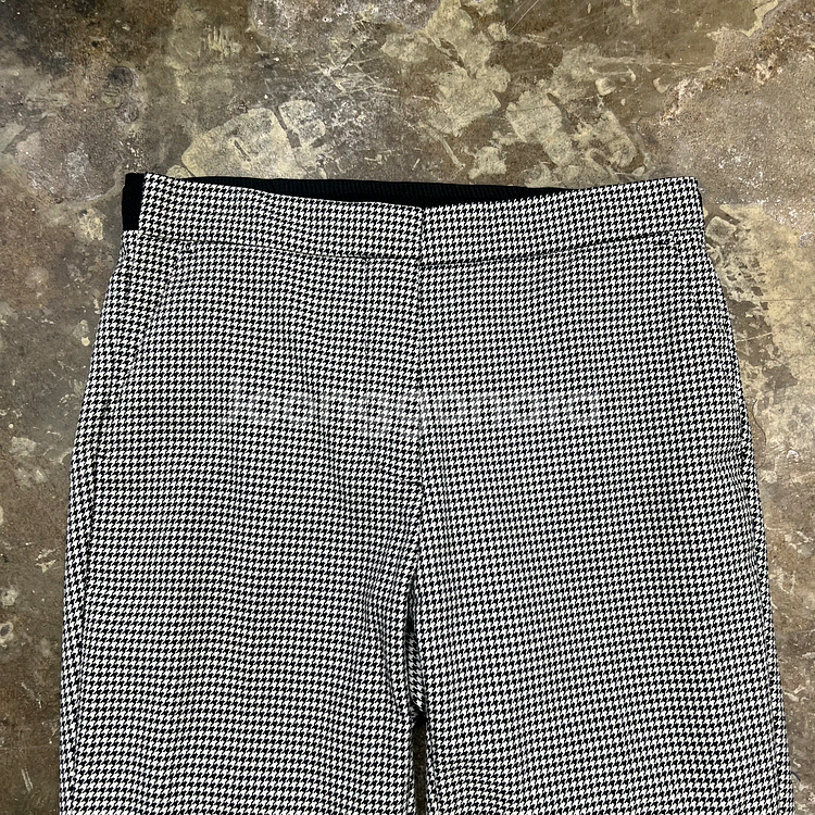 26) ZARA 자라 하운드투스 체크 슬랙스 팬츠 바지--3