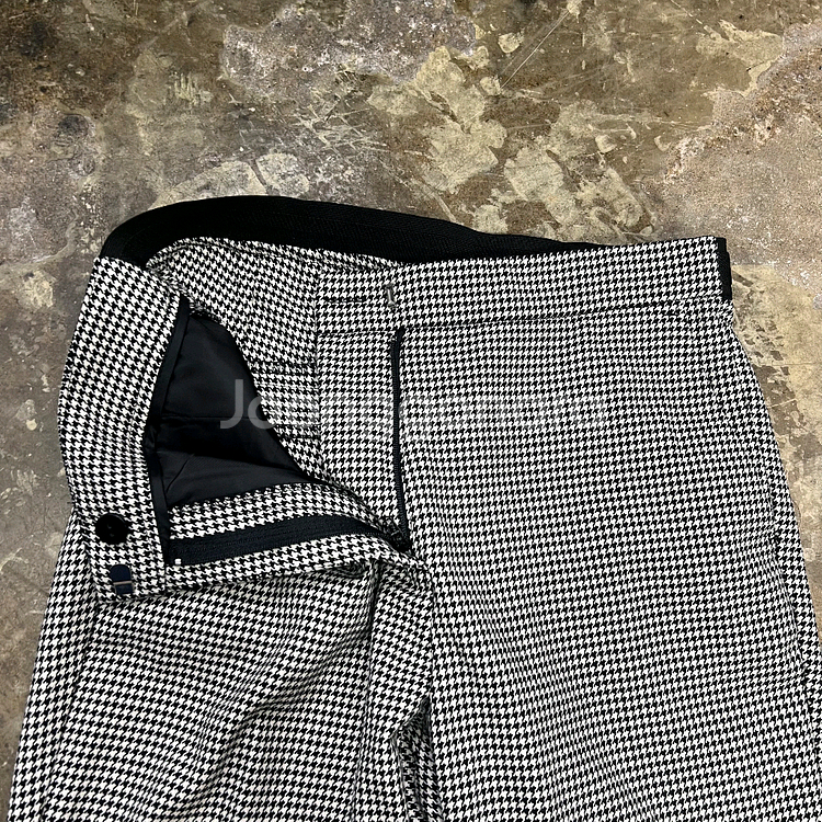 26) ZARA 자라 하운드투스 체크 슬랙스 팬츠 바지--5