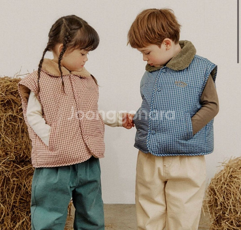 아프리콧스튜디오 메이플퀼팅베스트 패딩조끼 100--3