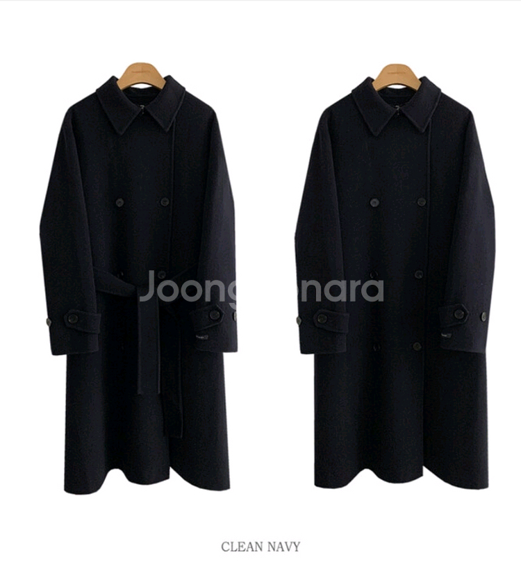 프롬헤드투토 세르니 더블 핸드메이드 롱 코트(구스안감)--1