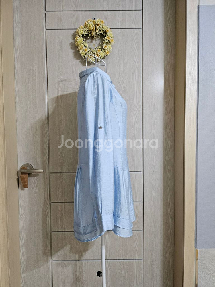 오픈형 블라우스셔츠 M사이즈(55~66가능)--1