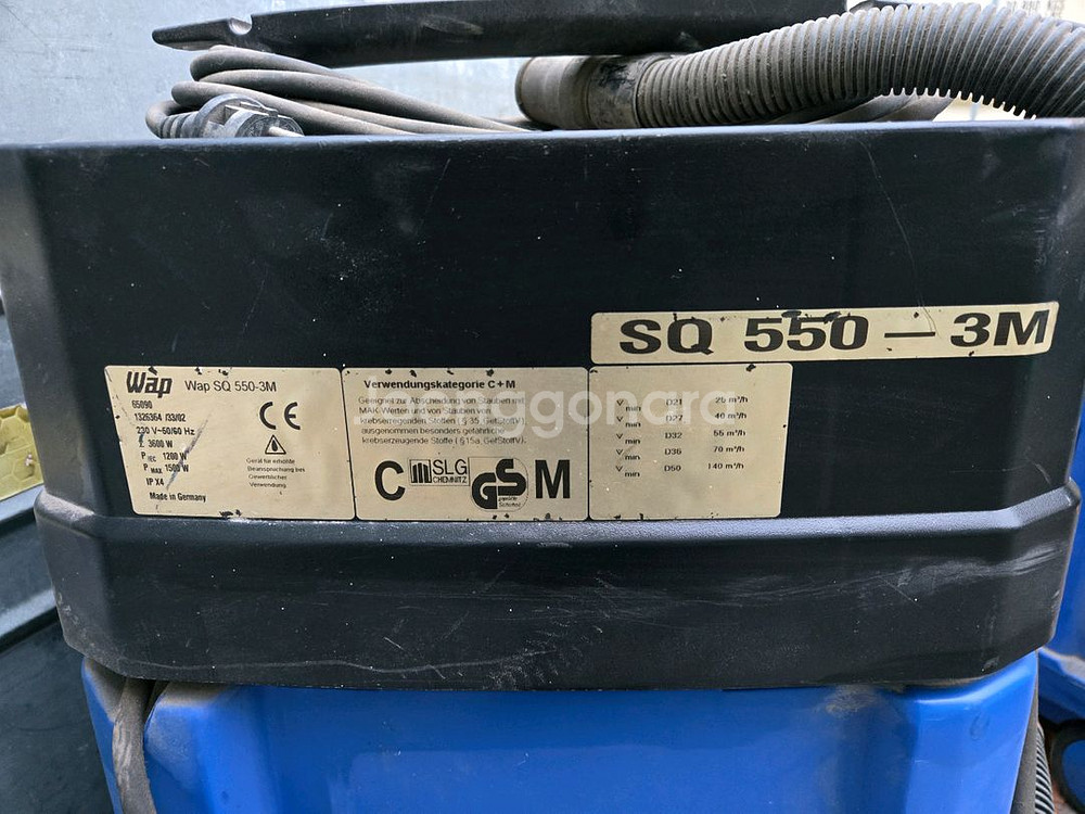 Wap Alto SQ 550-3M 산업용 청소기입니다--2