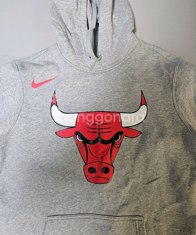 나이키 시카고 불스 후드티(L사이즈)--3