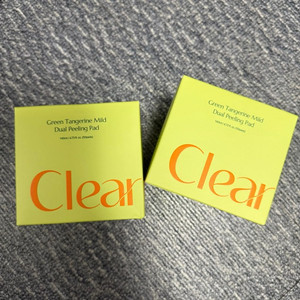 클리어디어 청귤 마일드 듀얼 필링 패드