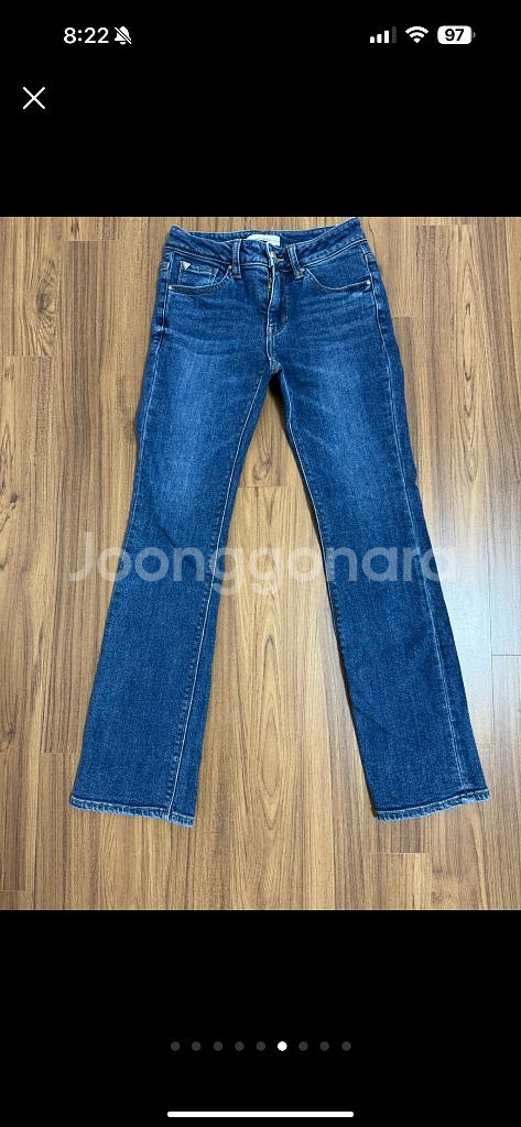 게스 슬림 부츠컷 데님 펜츠--3