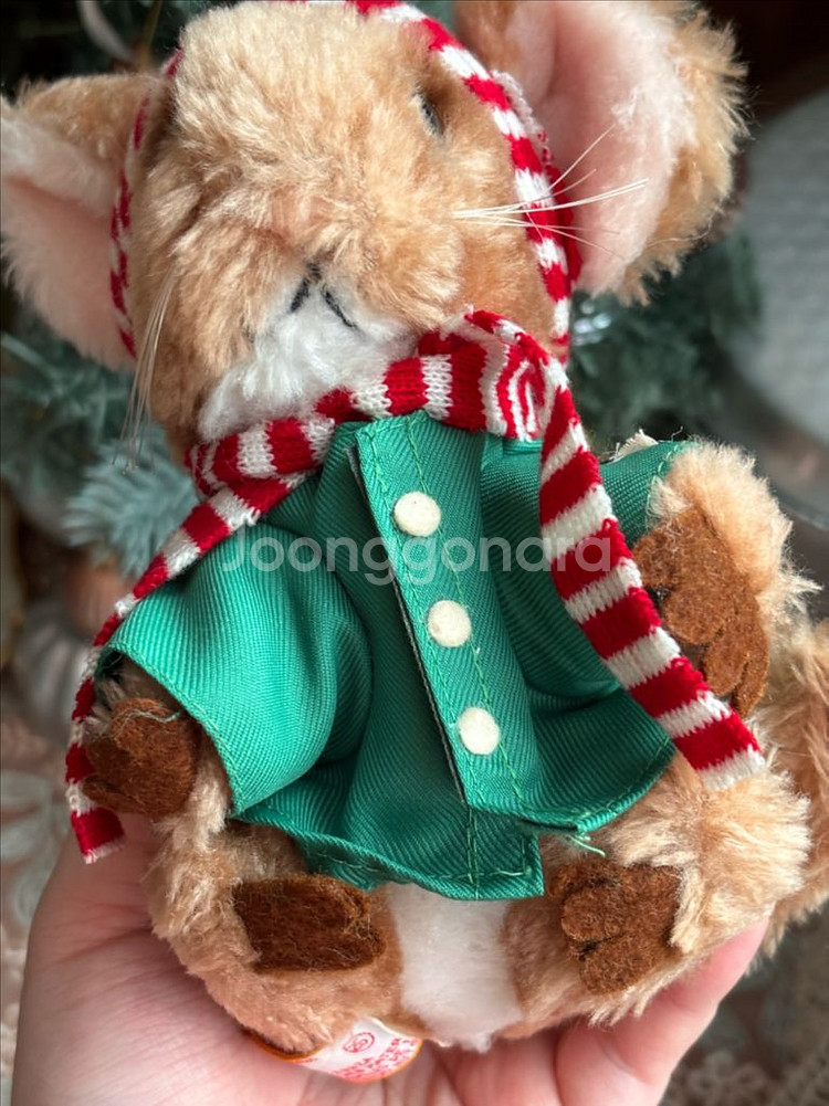 80년대 미국 앤틱빈티지인형 크리스마스소품 다킨 쥐인형 고전인형 앤틱소품 카페인테리어소품--9