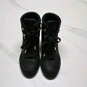 여성 레더 하이탑 부츠 235