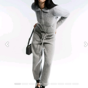 새상품)더오픈프로덕트(open yy) 울리 니트 셋업