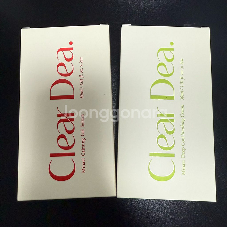 클리어디어 미나리 진정 젤 세럼 + 미나리 딥 쿨 수딩 크림--0