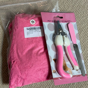 반려동물 해먹 미용대+손톱깎이 세트