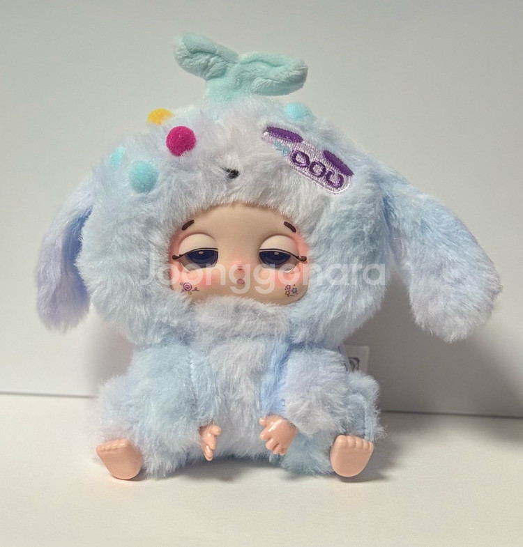 Lucky Deer Nai(밤토끼 디저트) DouDou (졸린눈 두두)키링 인형 팝니다!!--5