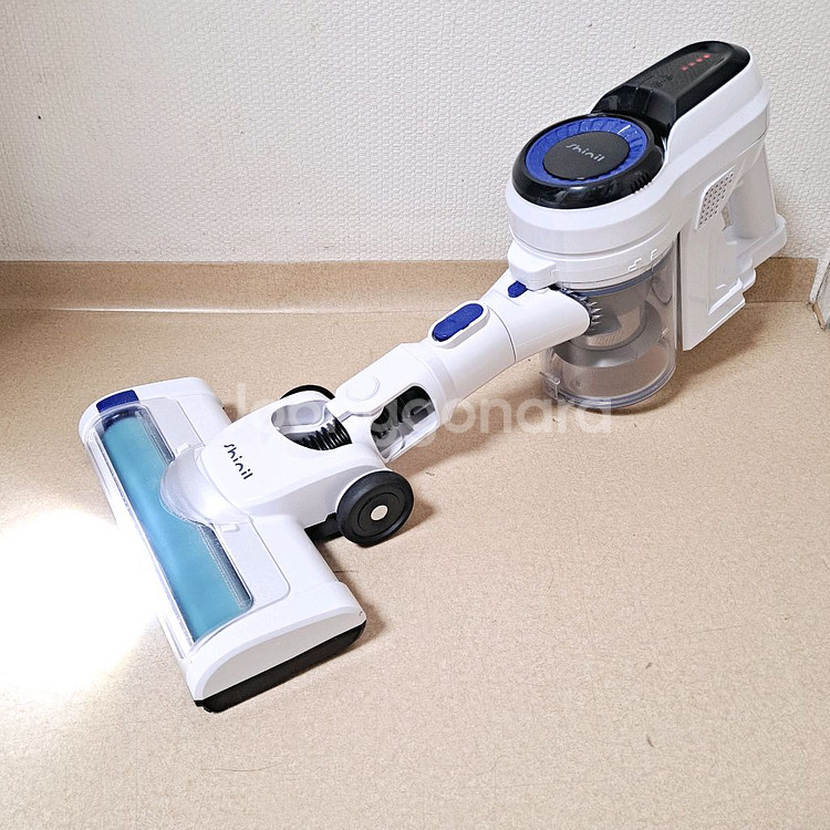 정상작동 신일 LED 무선청소기 24년11월제조 2in1 스틱+핸디형--2