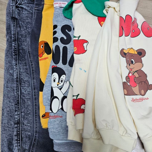 베베드피노 청바지 120 2개 티 120 4개