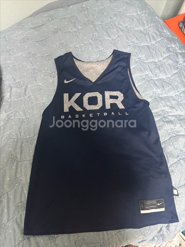 나이키 국대 농구 양면유니폼 L사이즈 새상품급판매--0