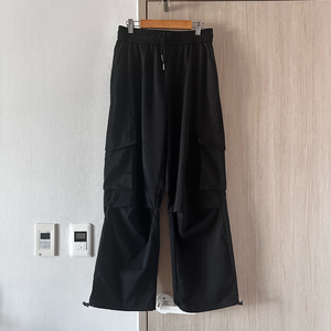 셔링카고 조거일자 투웨이팬츠 블랙