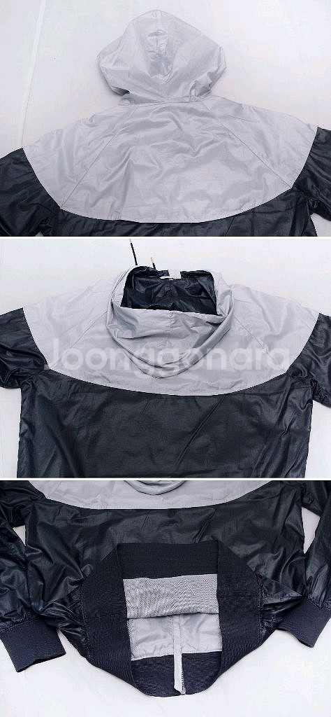 나이키 NSW 윈드러너 우븐 라인드 후드집업 자켓 검회 (L / 100)--4