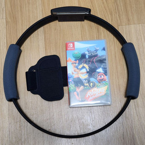 닌텐도 스위치 링피트 어드벤처 게임칩, 핸들, 밴딩
