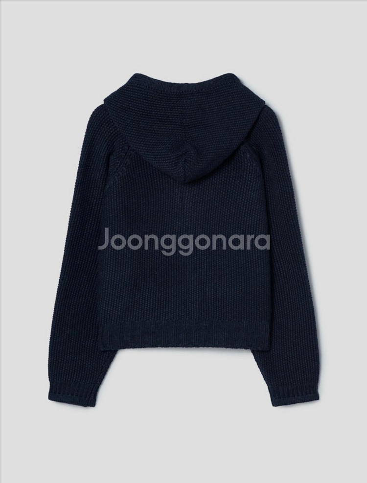 8세컨즈 니트 후드 가디건--1