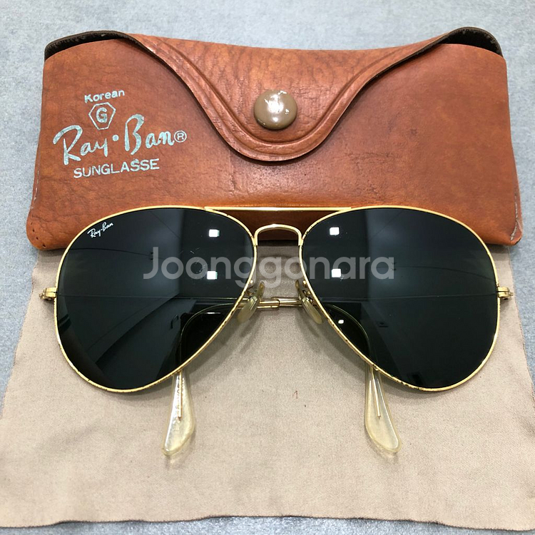 레이밴 바슈앤롬 b&l 미국 빈티지 보잉 파일럿 선글라스--0