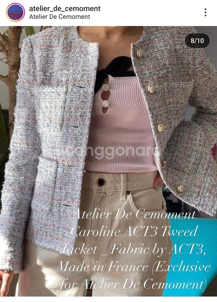 아뜰리에 쎄모먼 자켓--1