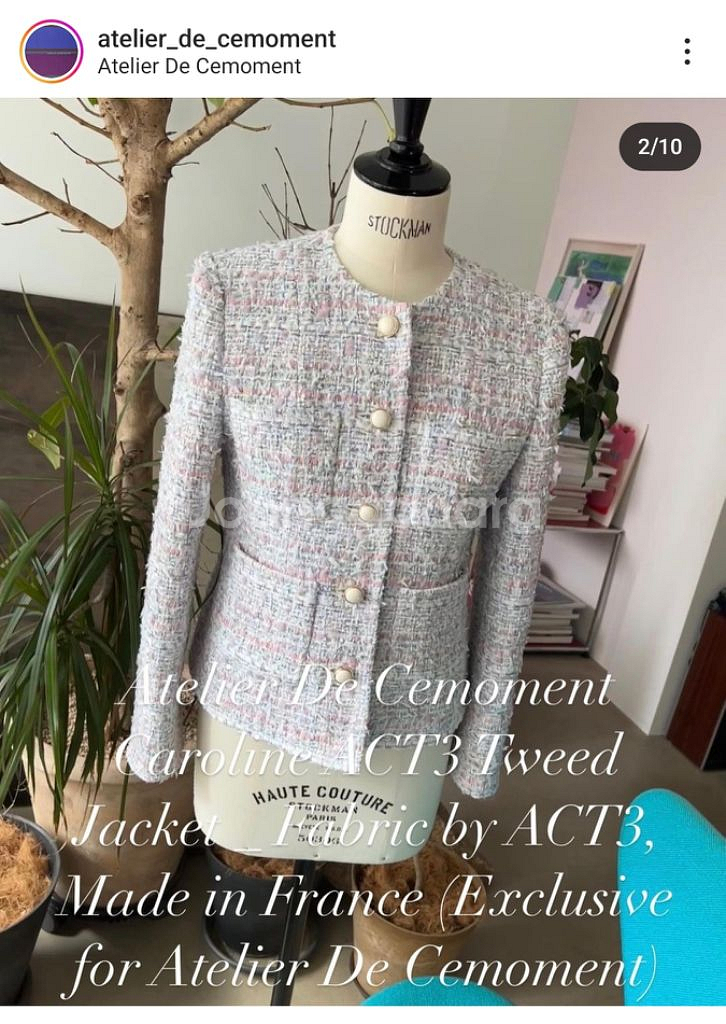 아뜰리에 쎄모먼 자켓--2