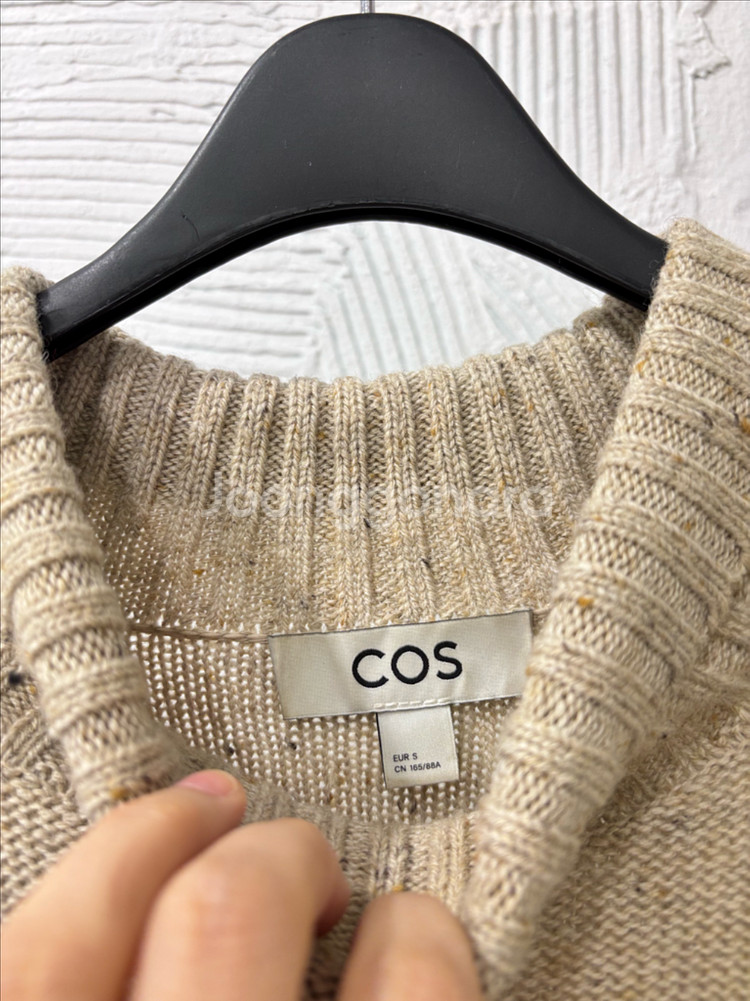 코스 터틀넥 니트 롱원피스--2