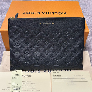 [풀구성] 루이비통 앙프렝뜨 클러치 블랙