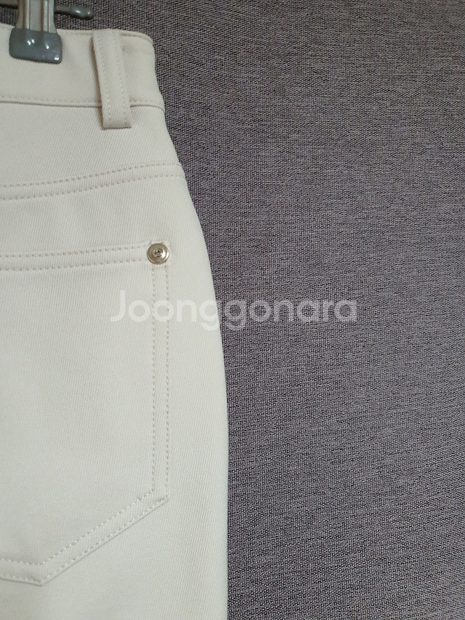 타임 time 에크루 이태리 약기모 슬랙스 팬츠 55 사이즈--7