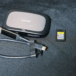 소니 터프 CF-A 160gb 메모리 + 리더기