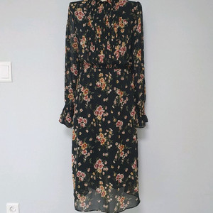 (상태좋음)쉬폰롱원피스 프리사이즈