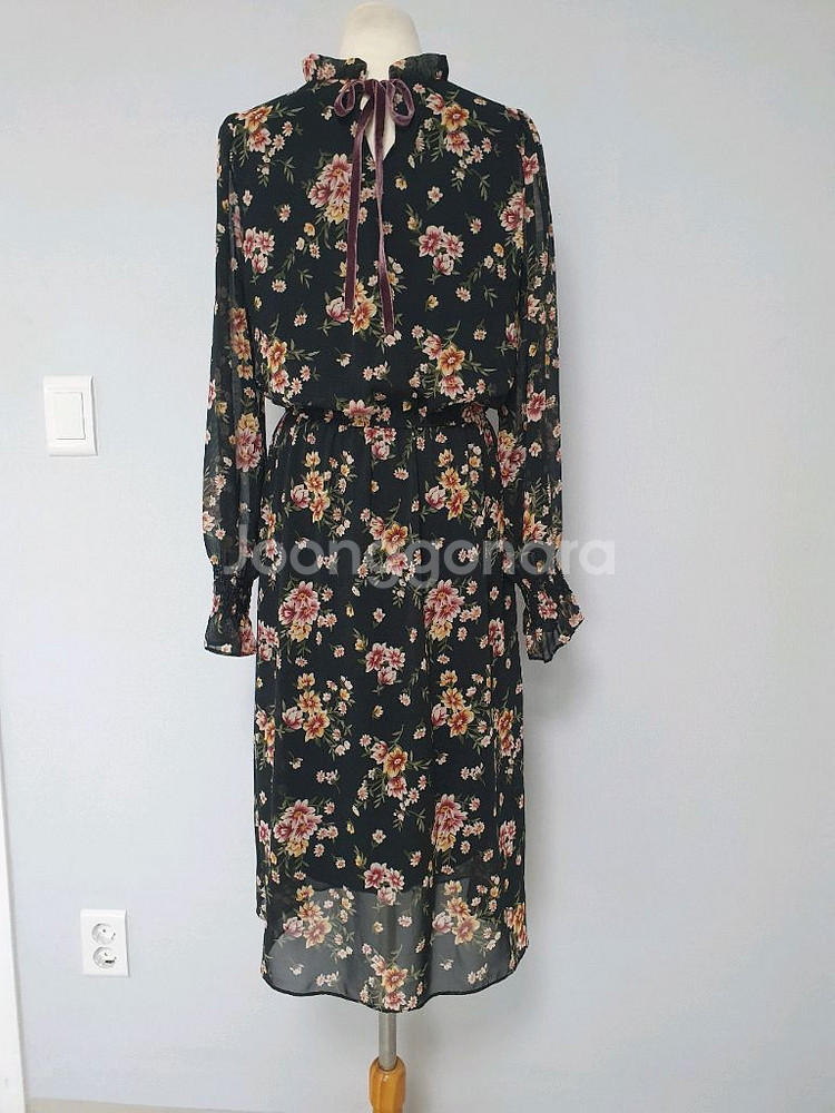 (상태좋음)쉬폰롱원피스 프리사이즈--1