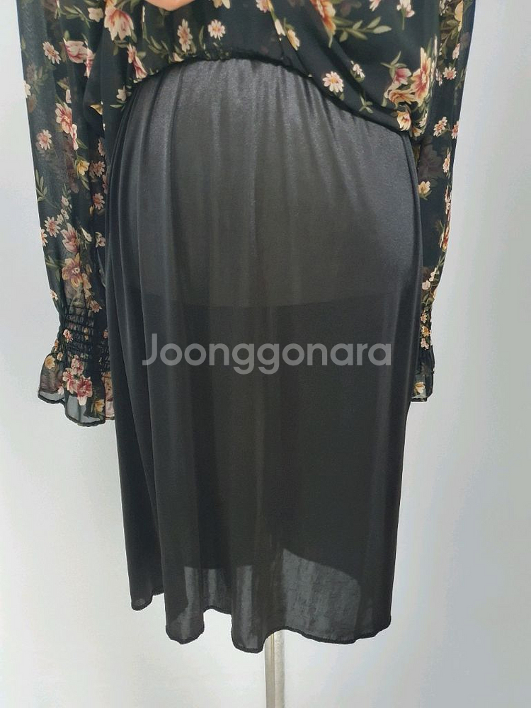 (상태좋음)쉬폰롱원피스 프리사이즈--3