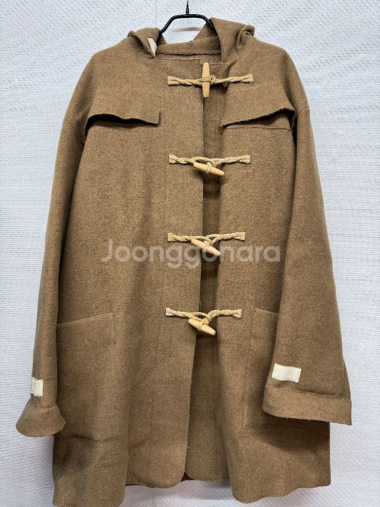 스튜디오 톰보이 베이지 울 더블코트 남녀공용--0