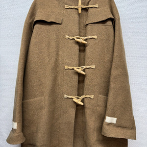 스튜디오 톰보이 베이지 울 더블코트 남녀공용