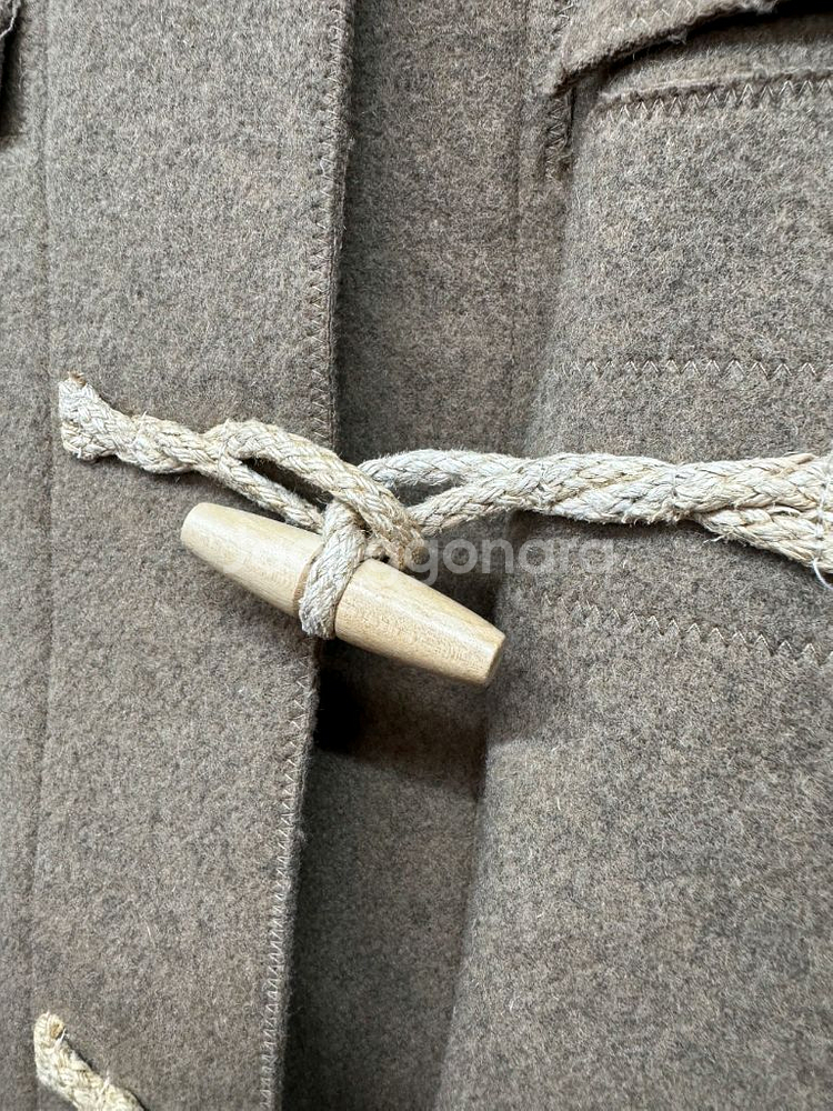 스튜디오 톰보이 베이지 울 더블코트 남녀공용--1