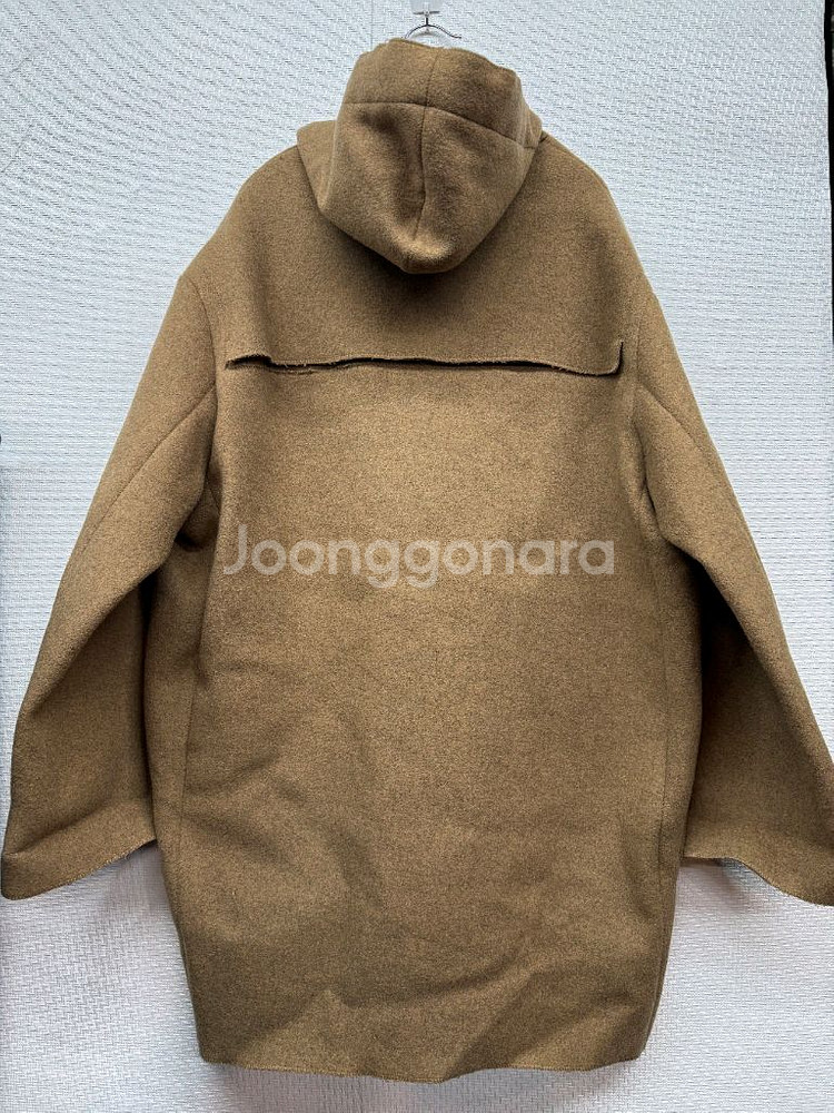 스튜디오 톰보이 베이지 울 더블코트 남녀공용--5