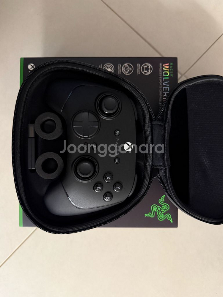 레이저 Wolverine V3 PRO Xbox License 콘솔 무선 컨트롤러 PC호환 블랙--0